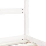 Kids Bed Frame White 2x cm Solid Wood Pine 3200596