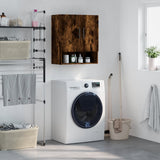Wall Cabinet Smoked Oak 60x31x70 cm Engineered Wood 829937