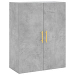 Highboard Concrete Grey 69.5x34x180 cm Engineered Wood 3195951