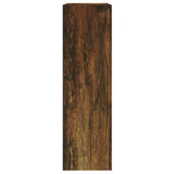Shoe Cabinet Smoked Oak 63x24x81 cm Engineered Wood 342561