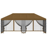 6 x 3 m Taupe Polyester and Steel 190 3375999
