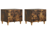 Bedside Cabinet 2 pcs Smoked Oak 43 x 34.5 x 50 cm 894116