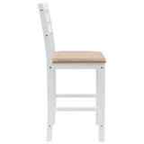 Dining Chairs 2 pcs White 40 x 47.5 x 99.5 cm Solid Rubber Wood 42020472