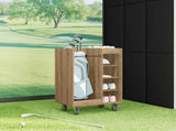 Golf Cabinet with Wheel Plain Artisan Oak 65 x 45 x 98 cm 899454