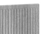 Wall-Mounted Headboard EDE Grey Sonoma Engineered Wood 896091