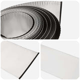 Lawn Edging 10 m x 15 cm Galvanised Steel Silver 42030379