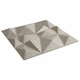 Wall Panels 12 pcs Diamond Beton 50 x 50 cm XPS Foam 42046065