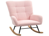 Teddy Fleece Rocking Chair - Pink T3398P342216