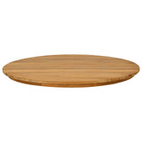 Table Top 70 x 3.5 Round Solid Teak Wood Natural 42033152