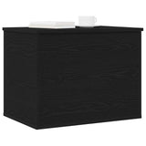 Storage Box Black oak 60 x 42 x 46 cm Engineered Wood 862290