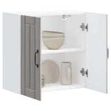 Kitchen Wall Cabinet Lucca Grey Sonoma Engineered Wood 853823