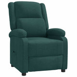 Recliner Chair Dark Green Fabric 342424