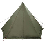 Family Tent Tipi 6-Person Olive Green Waterproof 4009442