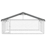 Outdoor Dog Kennel with Roof 300x300x150 cm 171501