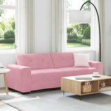 Sofa Pink 221 x 78 x 80 cm Fabric 4105137