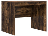 Desk with Drawer with Shelf with Storage 2 pcs Smoked Oak 3337349
