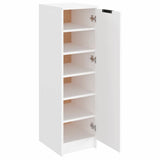 Shoe Cabinet White 30x35x100 cm Engineered Wood 811430