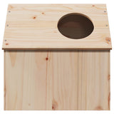 Cat House 41x50x50 cm Solid Wood Pine 859295