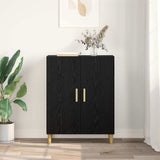 Sideboard Black Oak 70 x 34 x 90 cm Engineered Wood 880627