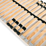 Slatted Bed Bases without Mattress 2 pcs with 28 Slats 80x200 cm 3051424