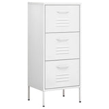 Storage Cabinet White 42.5x35x101.5 cm Steel 336188