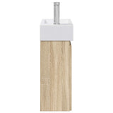Bathroom Vanity Unit with Tap Sonoma Oak 45.5 x 22.5 x 84 cm 889503