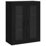 Highboard Black 69.5x34x180 cm Engineered Wood 3198234