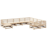 Garden Sofa Set Natural Wood Solid Pine Wood Large Modular 3299636