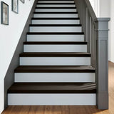 Stair Treads 2 pcs Brown Black 90x30x2 cm Solid Wood Oak 3283804