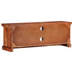 TV Cabinet with Doors 112x30x40 cm Solid Wood Acacia 354986