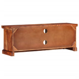 TV Cabinet with Doors 112x30x40 cm Solid Wood Acacia 354986
