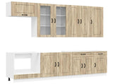 Kitchen Unit KALMAR 8 pcs Sonoma Oak Engineered Wood 3438195