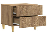 Bedside Table 2 pcs Artisan Oak 43 x 34.5 x 48 cm 895004