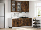 Kitchen Unit PORTO 4 pcs Smoked Oak Engineered Wood 3438350