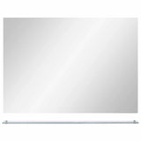 Wall Mirror with Shelf 80x60 cm Tempered Glass 249442
