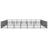 Outdoor Dog Kennel Steel 46.1 m 3124650
