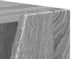 Side Shelf Grey Sonoma 33 x 32 x 70.5 cm Engineered Wood 892413