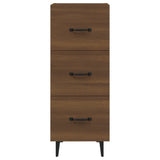 Sideboard Brown oak 34.5x34x90 cm Engineered Wood 817413