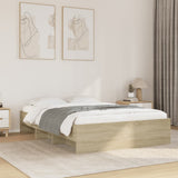 Bed Frame Sonoma Oak Engineered wood, Plywood Double Bed Frame 3295690