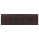 Room Divider Dark Brown Width 600 cm Height 165 cm Bamboo 377009
