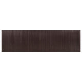 Room Divider Dark Brown Width 600 cm Height 165 cm Bamboo 377009