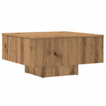 ZNTS Coffee Table Artisan Oak 60x60x31.5 cm Engineered Wood 856551