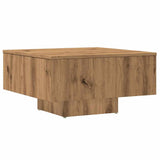 ZNTS Coffee Table Artisan Oak 60x60x31.5 cm Engineered Wood 856551