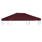 Gazebo Top Cover 310 g/m 3x4 m Bordeaux 46624