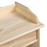 Wine Rack Natural 58 x 28 x 90 cm Solid Pine Wood 4012189