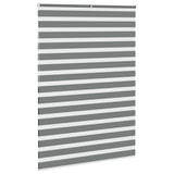 Zebra Blind Dark Grey 155x200 cm Fabric Width 150.9 cm Polyester 4014168