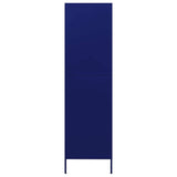 Wardrobe Navy Blue 90x50x180 cm Steel 336244