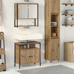 Bathroom Furniture Set with Storage 2 pcs Brown 60 x 30 x 60 cm 3334320