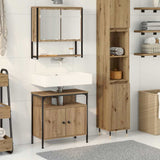 Bathroom Furniture Set with Storage 2 pcs Brown 60 x 30 x 60 cm 3334320