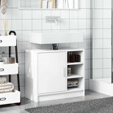 Sink Cabinet White 63x29x55 cm Engineered Wood 848129